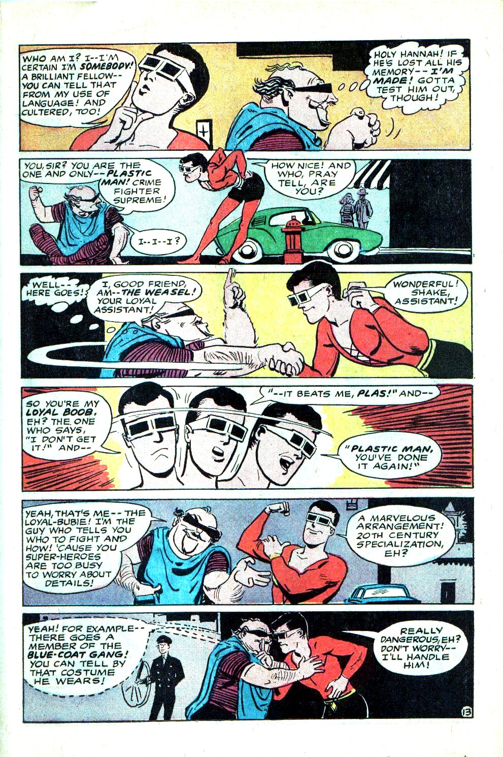 Read online Plastic Man (1966) comic -  Issue #8 - 19