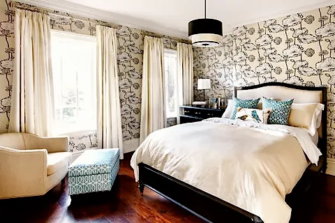 Vivid Eclectic Interior Design Style Bedroom Artwork Photography