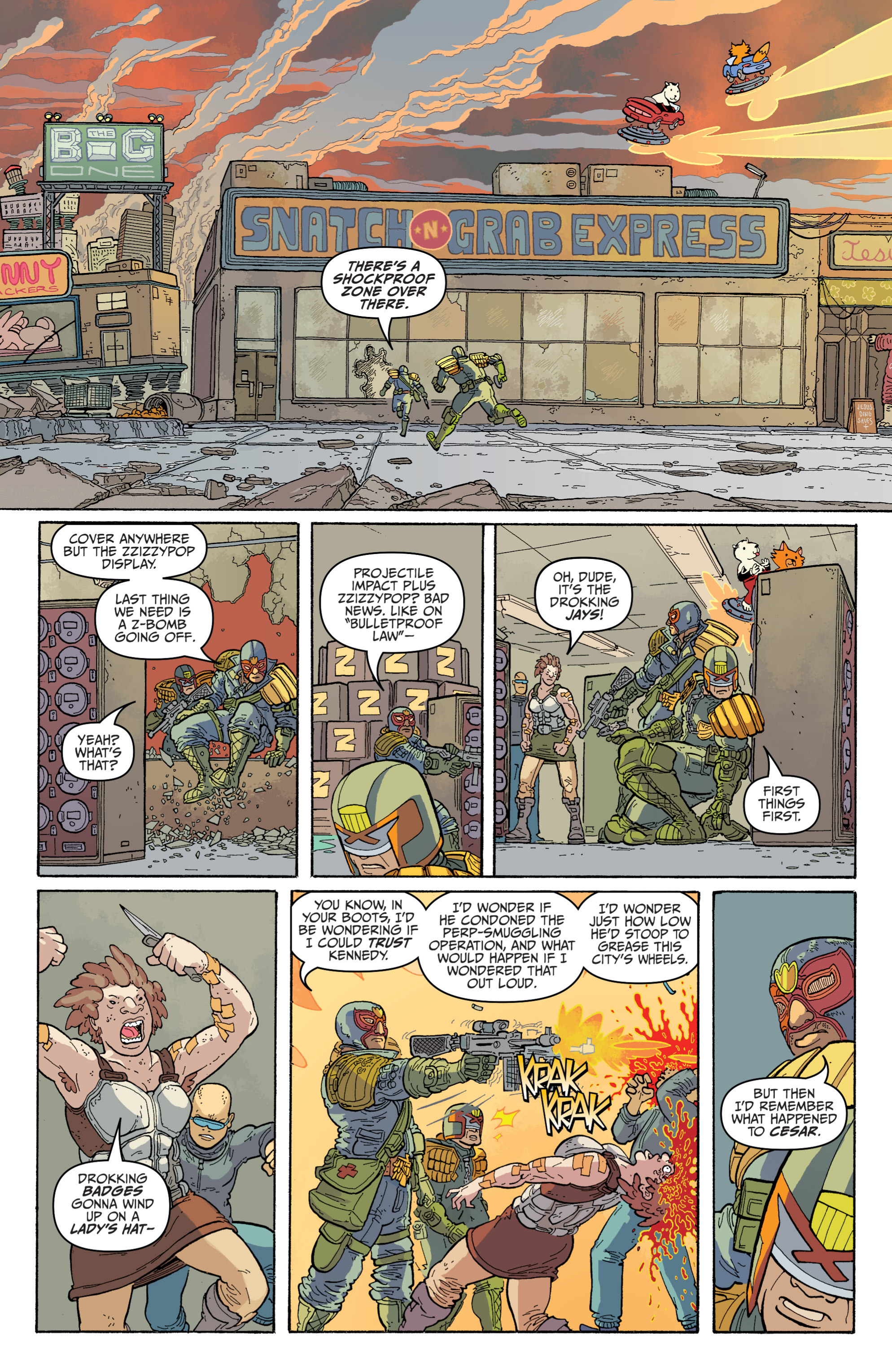 Read online Judge Dredd: Mega-City Two comic -  Issue #4 - 16