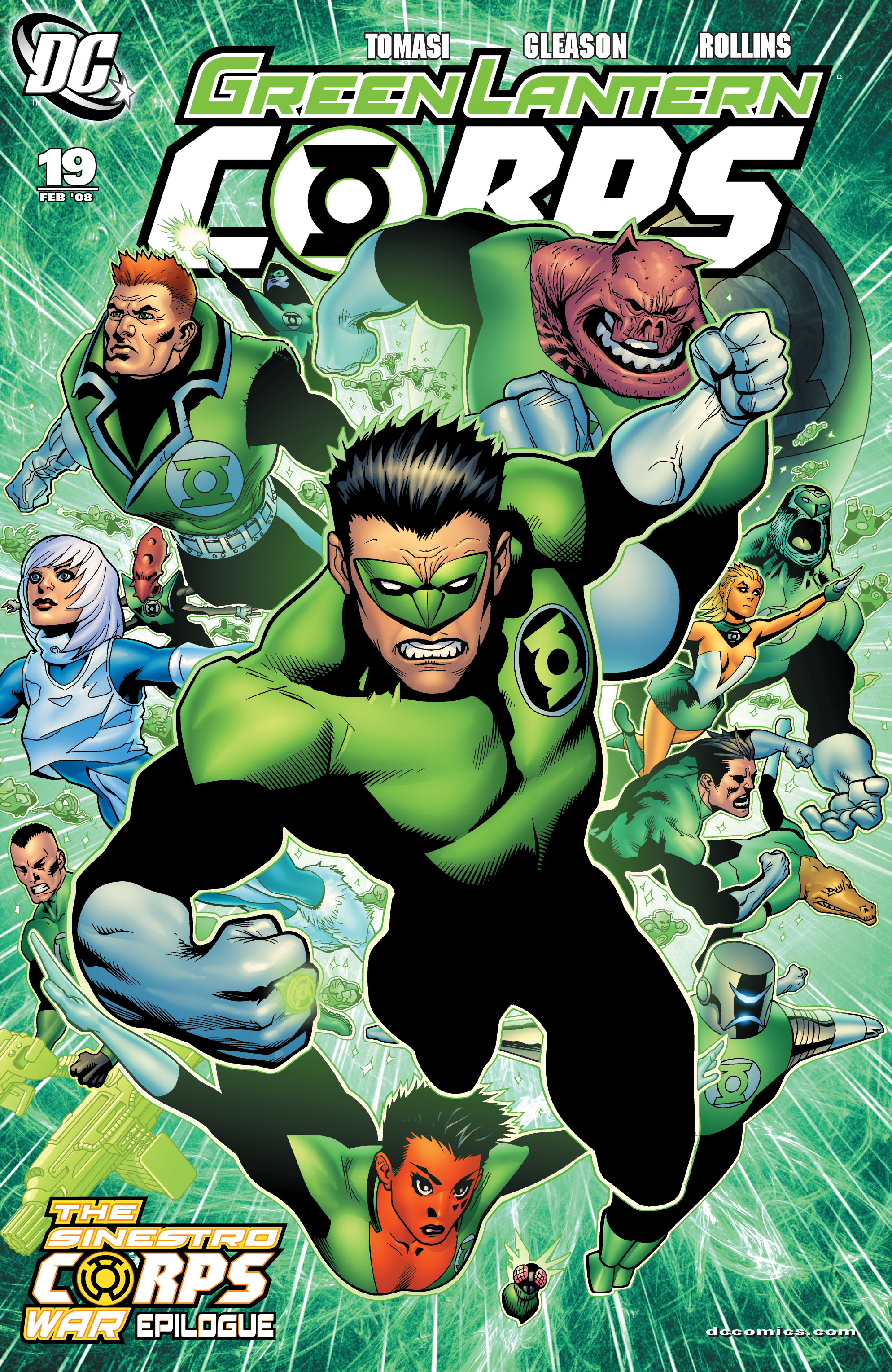 Read online Green Lantern Corps (2006) comic -  Issue #19 - 1