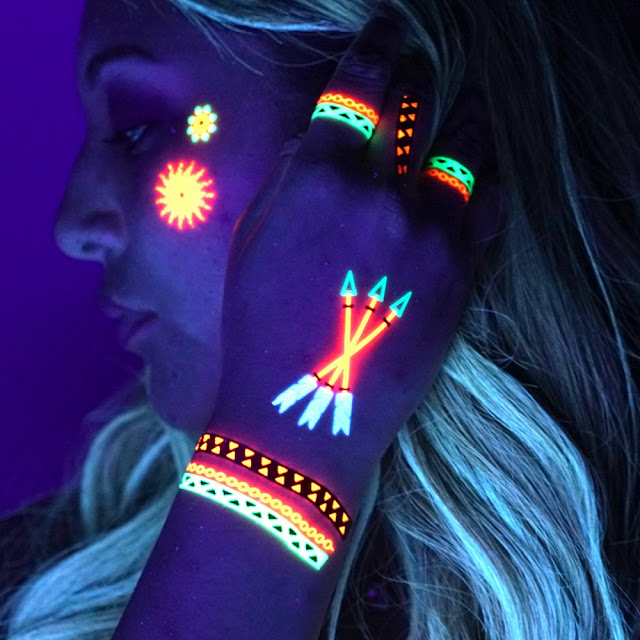 Trible UV Tattoos or Black Light Tattoos Trible UV Tattoos or Black Light Tattoos