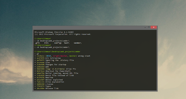 Cmder : Linux like Bash Shell on Windows 