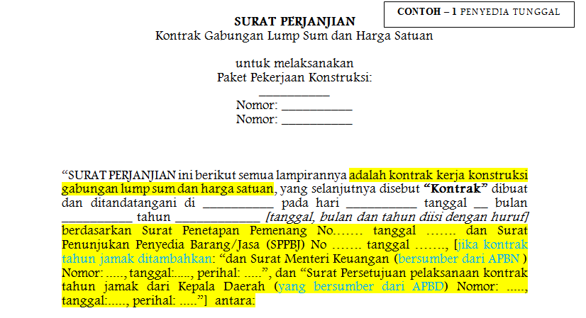 Gusti Noviar Kusuma Anatomi Rancangan Surat Perjanjian