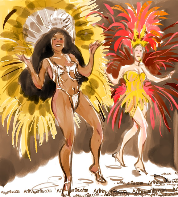 Rio Carnival is a sketch by Artmagenta