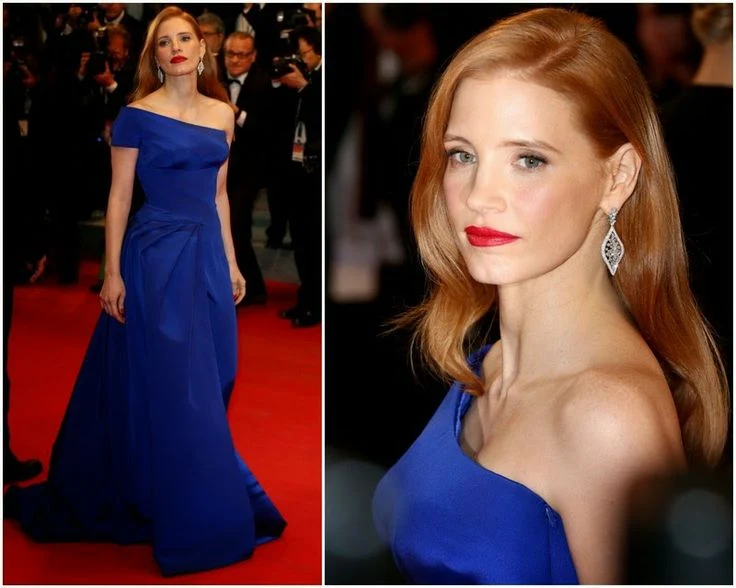 Cannes Film Festival Premiere - Jessica Chastain in Atelier Versace  