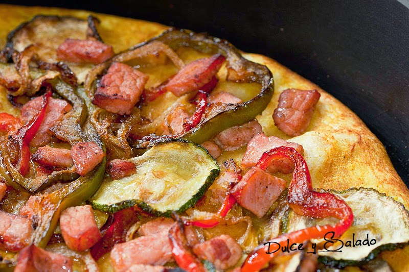 Pizza en Paellera Eléctrica