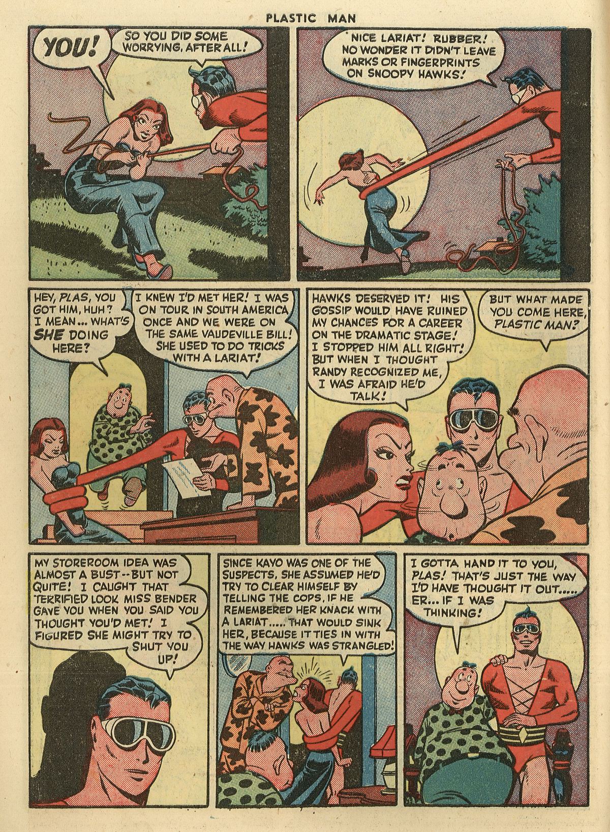 Read online Plastic Man (1943) comic -  Issue #3 - 14