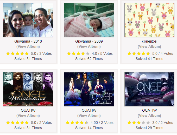 5 Little Angels Building Jigsaw Puzzles Online with JSPuzzles