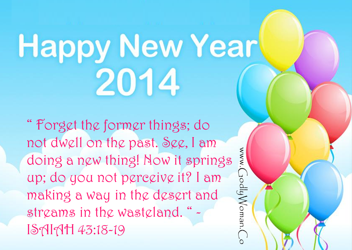 Happy New Year - Bible Promises for the Year 2014 - Downloadable