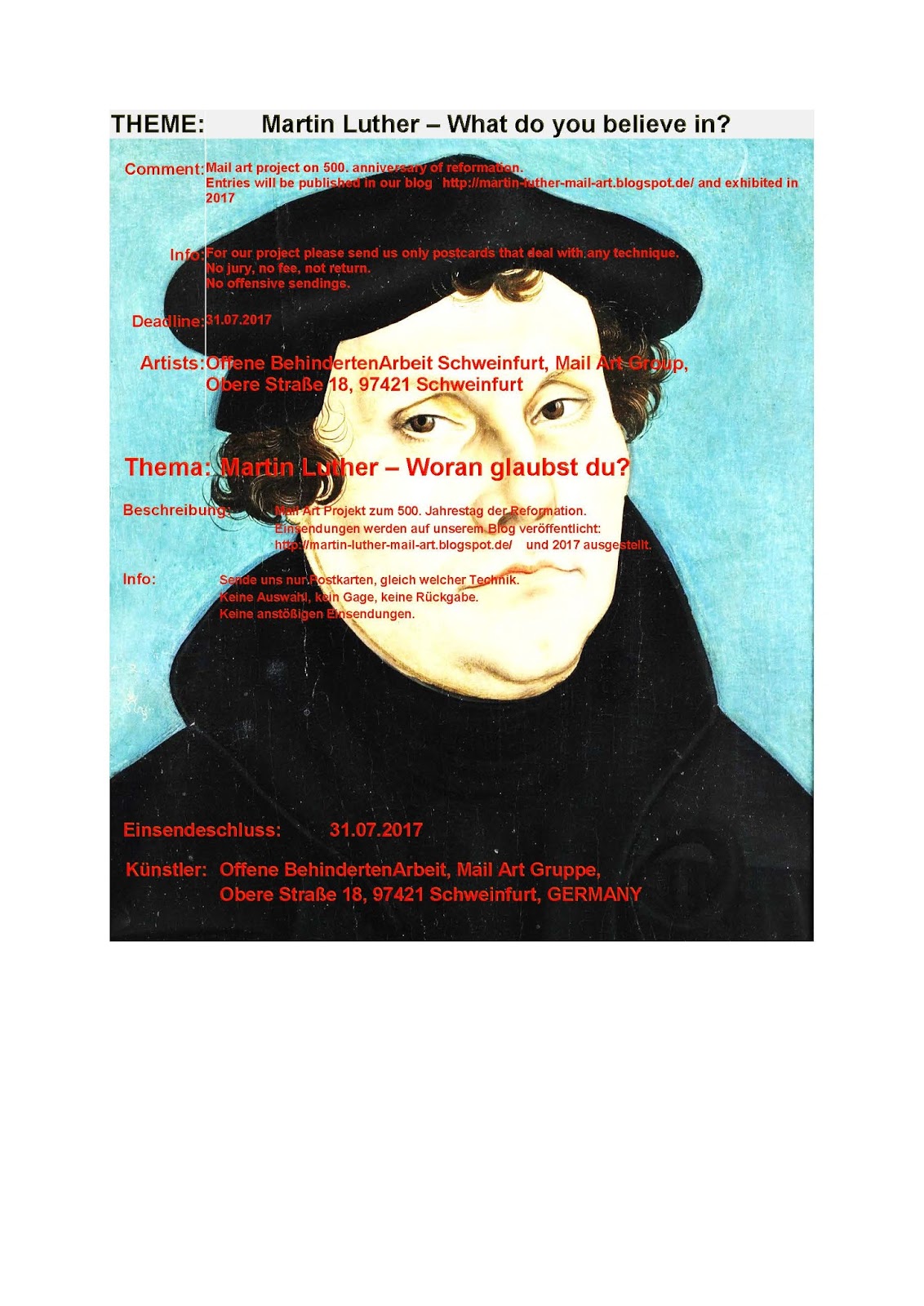 luther poster