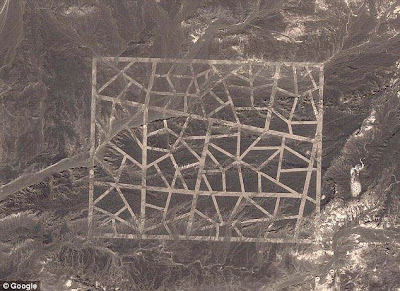 Extrañas figuras descubiertas China Google Earth