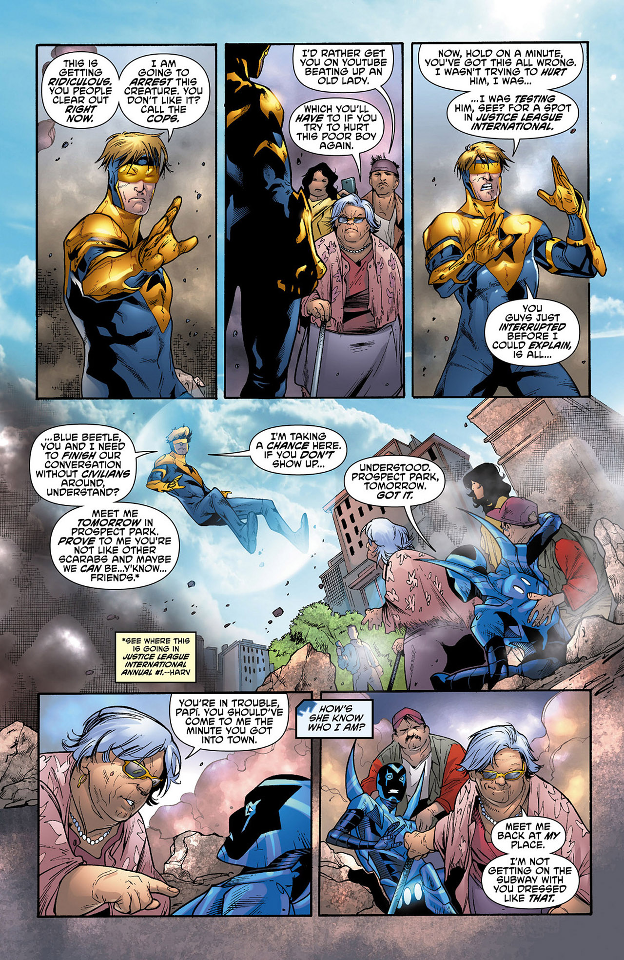 Read online Blue Beetle (2011) comic -  Issue #11 - 18