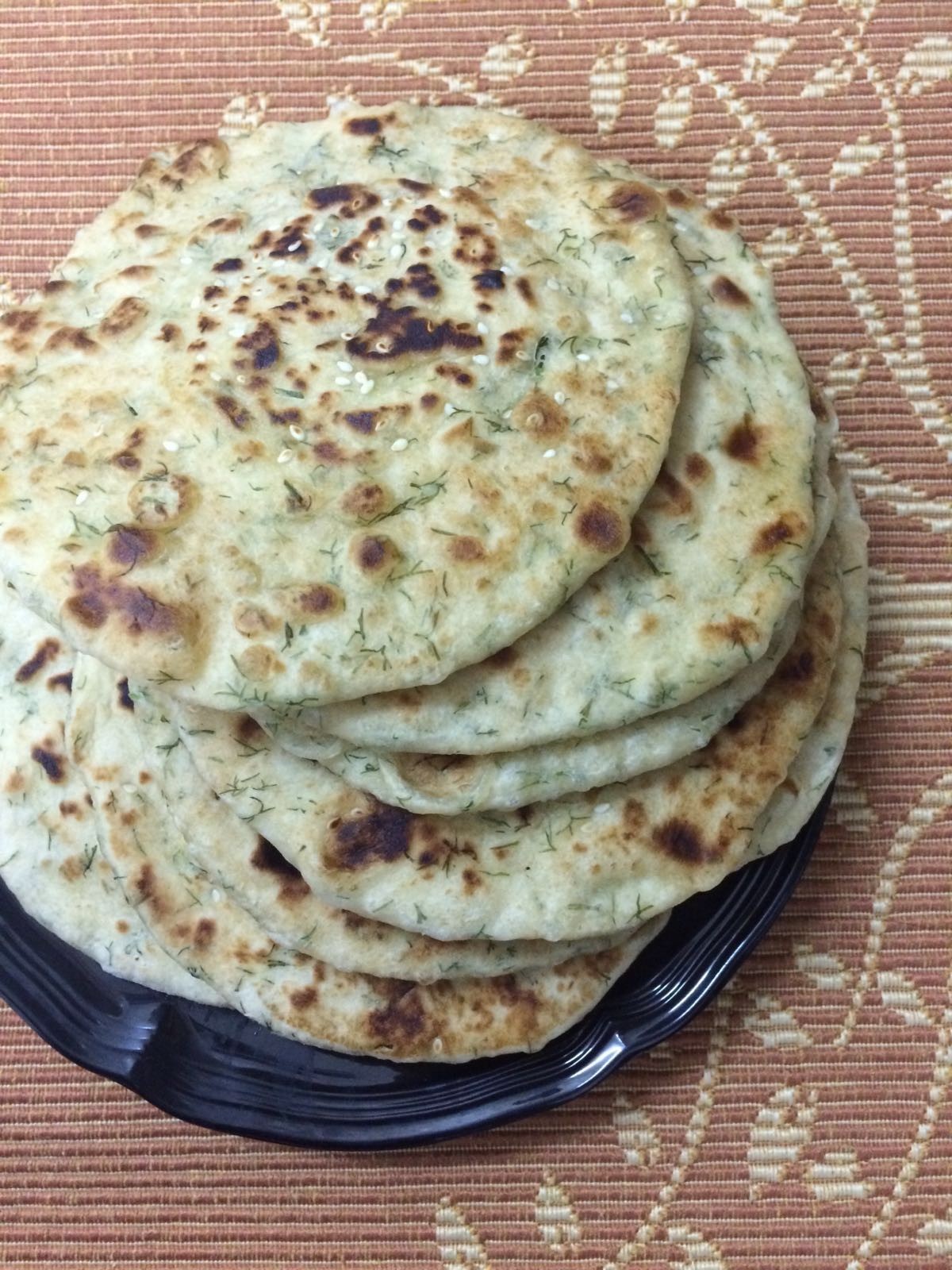 My Life in Yanbu! Dill Leaves Stuffed Kulcha