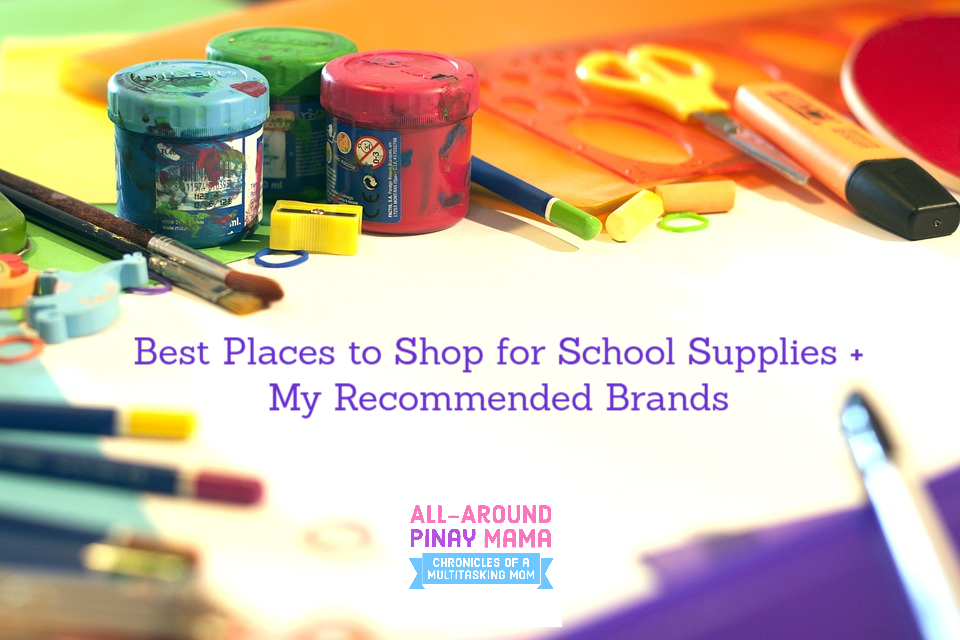 Best Places to Shop for School Materials + My Brands AllAround Pinay Mama