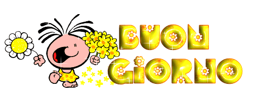 Foto divertenti Buongiorno glitter luminosa jpg (500x200)