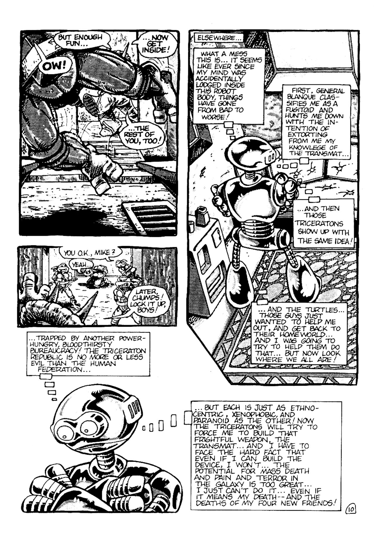 Read online Teenage Mutant Ninja Turtles (1984) comic -  Issue #6 - 12