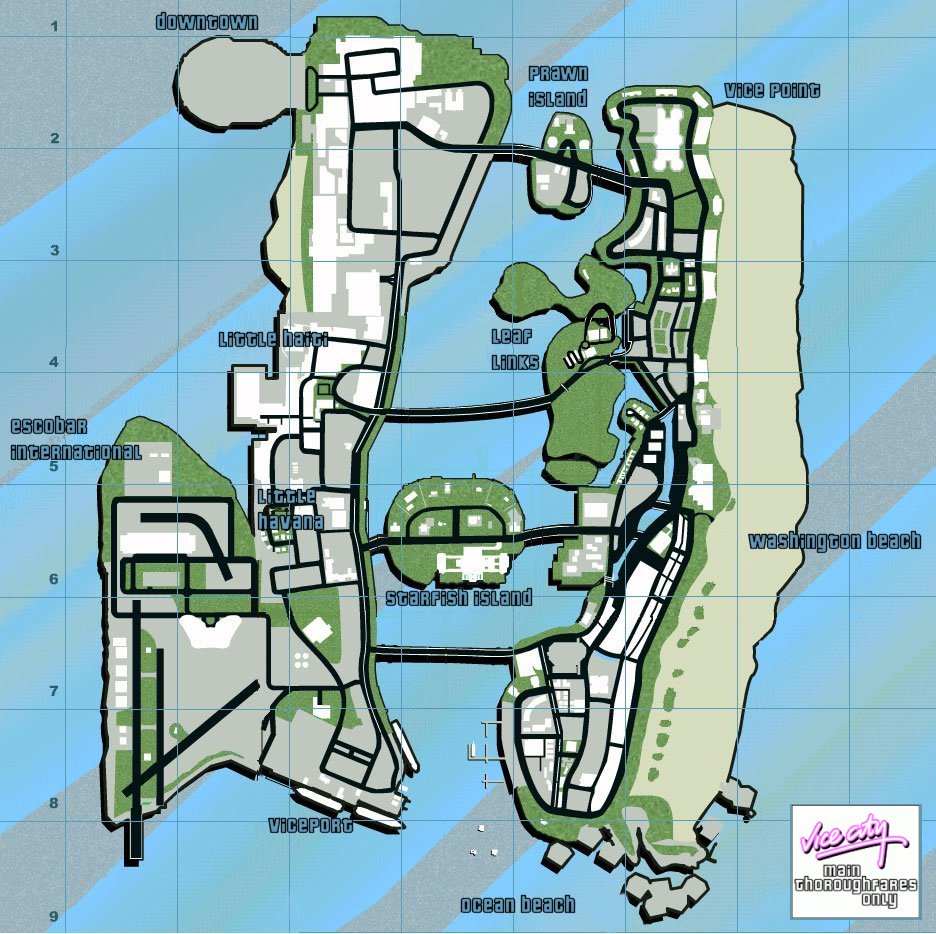 GTA Vice City: GTA Vice City (MAP)