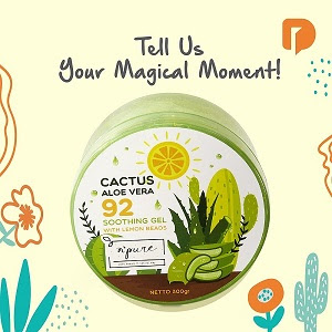 N'Pure Cactus Aloe Vera 92 Soothing Gel