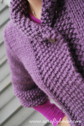 Free Knit Patterns: Hip-Hop Sweater/Jacket Kntting Pattern - Easy