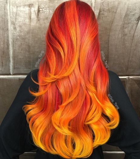 Ombre Hairstyles 2018 Red Black Brown Blonde Hair