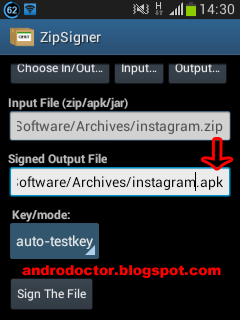 Merubah ekstensi Zip Menjadi APK - Drio AC, Dokter Android