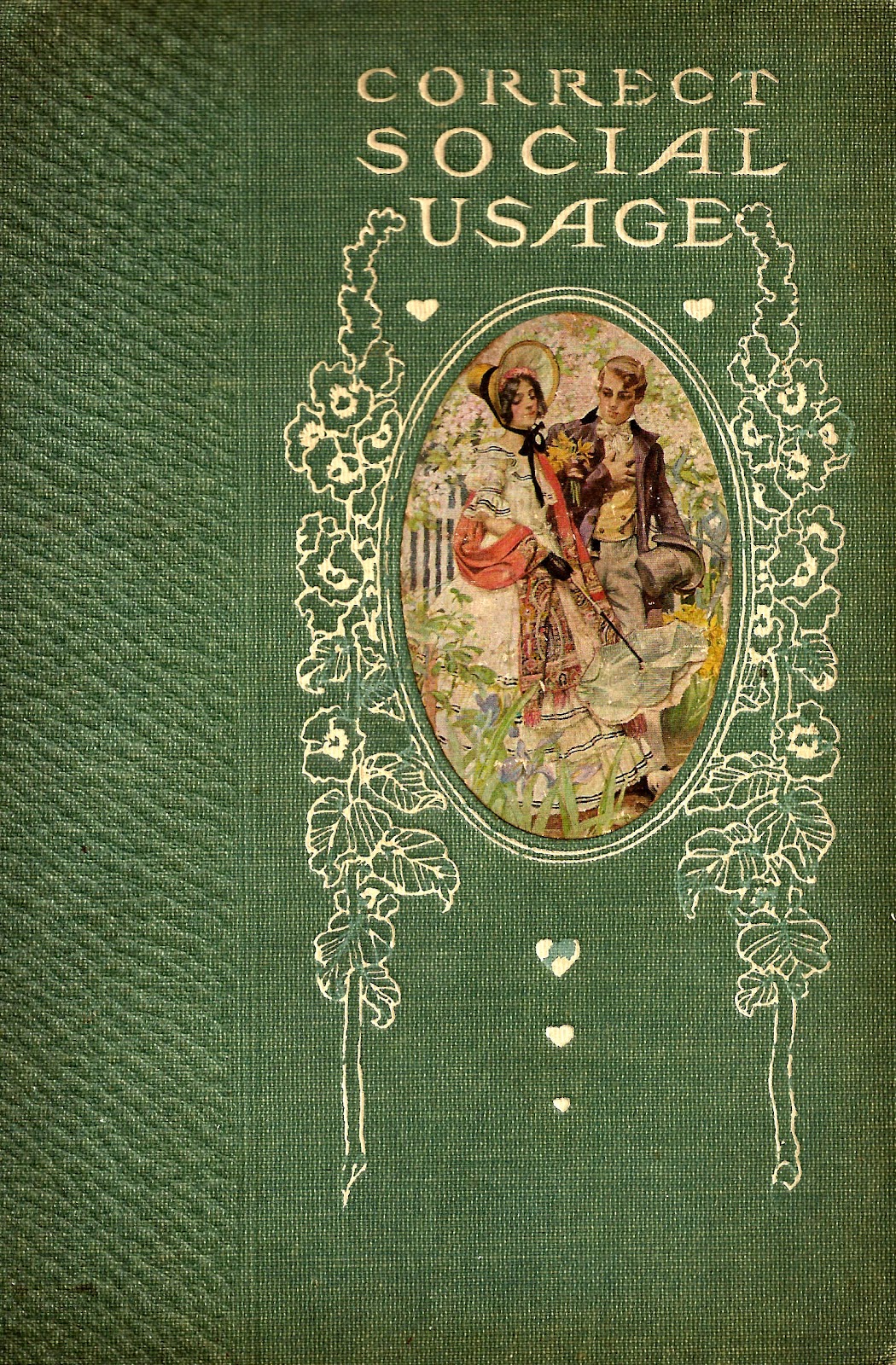 Antique Images: Free Vintage Book Cover: Green Victorian Book Cover of ...