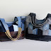 New in Thee Shop: Upcycled Denim and Faux Leather Patchwork Tote Bags