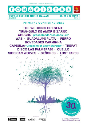 Primeros Nombres Festival Tomavistas 2016