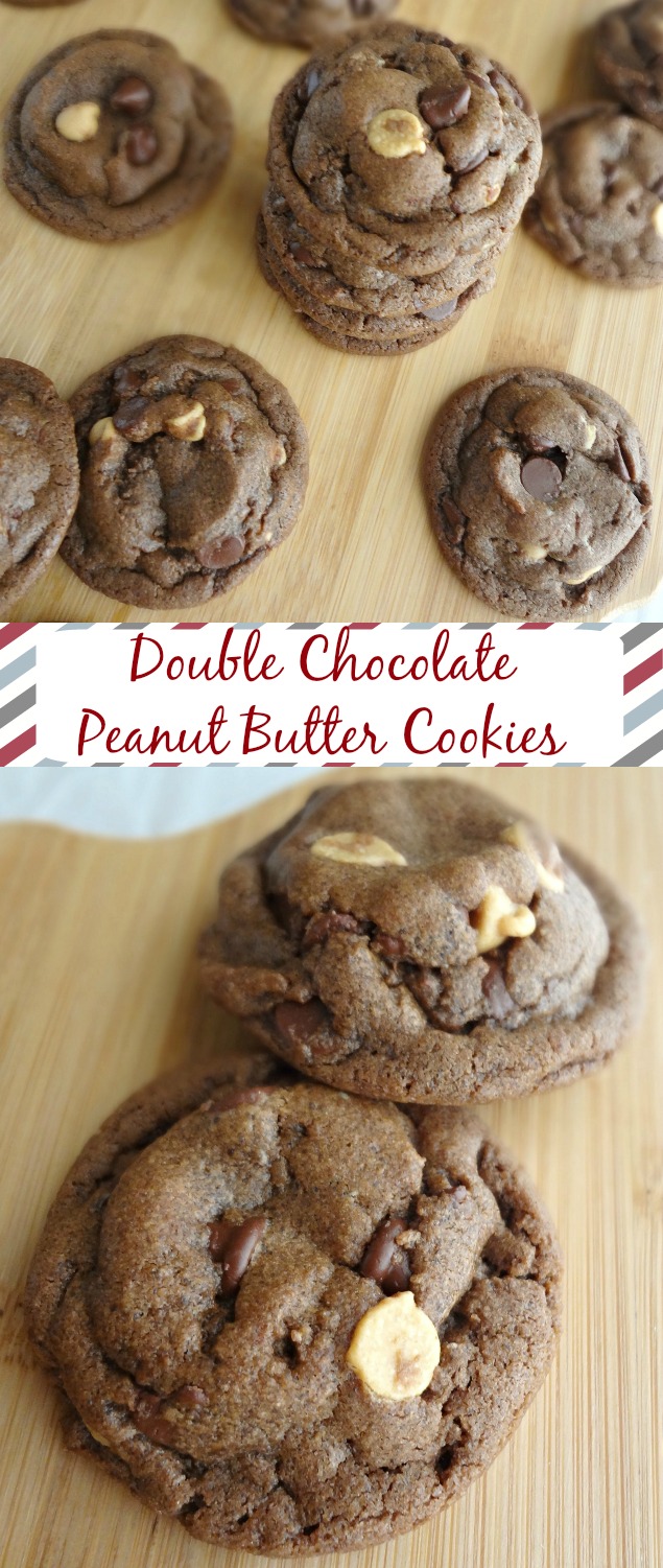 Double Chocolate Peanut Butter Cookies Double Chocolate Peanut Butter Cookies
