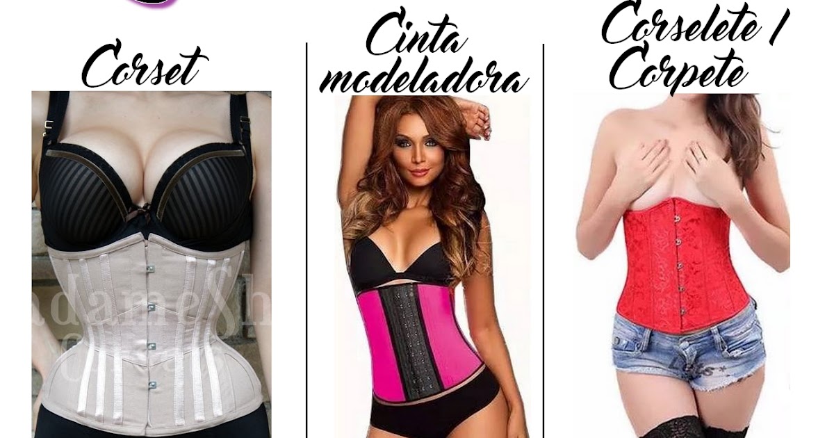 Diferença entre cinta e corset Outlet