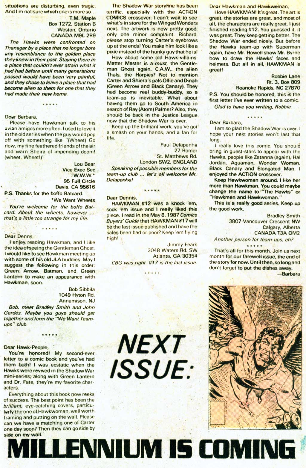 Hawkman (1986) Issue #16 #16 - English 25