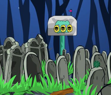 GenieFunGames Scary Graveyard Escape Walkthrough
