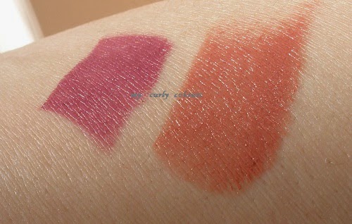 Swatch rossetto L'Erbolario - Prugna e Venezia 