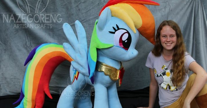 rainbow dash life size plush