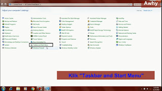 Cara Menghilangkan TASKBAR Pada Windows 7