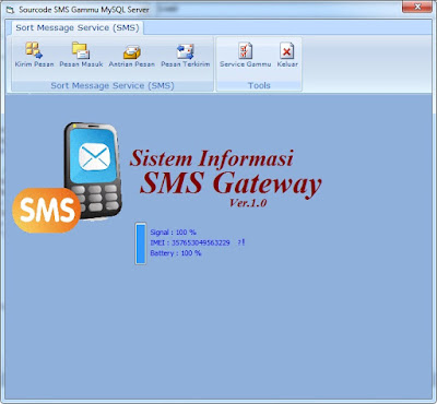 Sistem Informasi SMS Gateway | Gammu MySQL Direct VB6