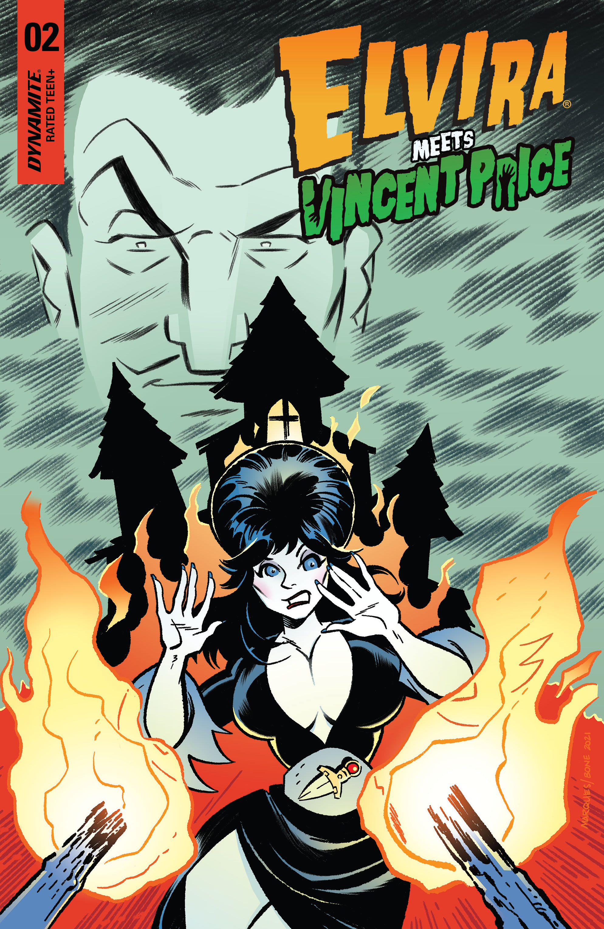 Read online Elvira Meets Vincent Price comic -  Issue #2 - 3
