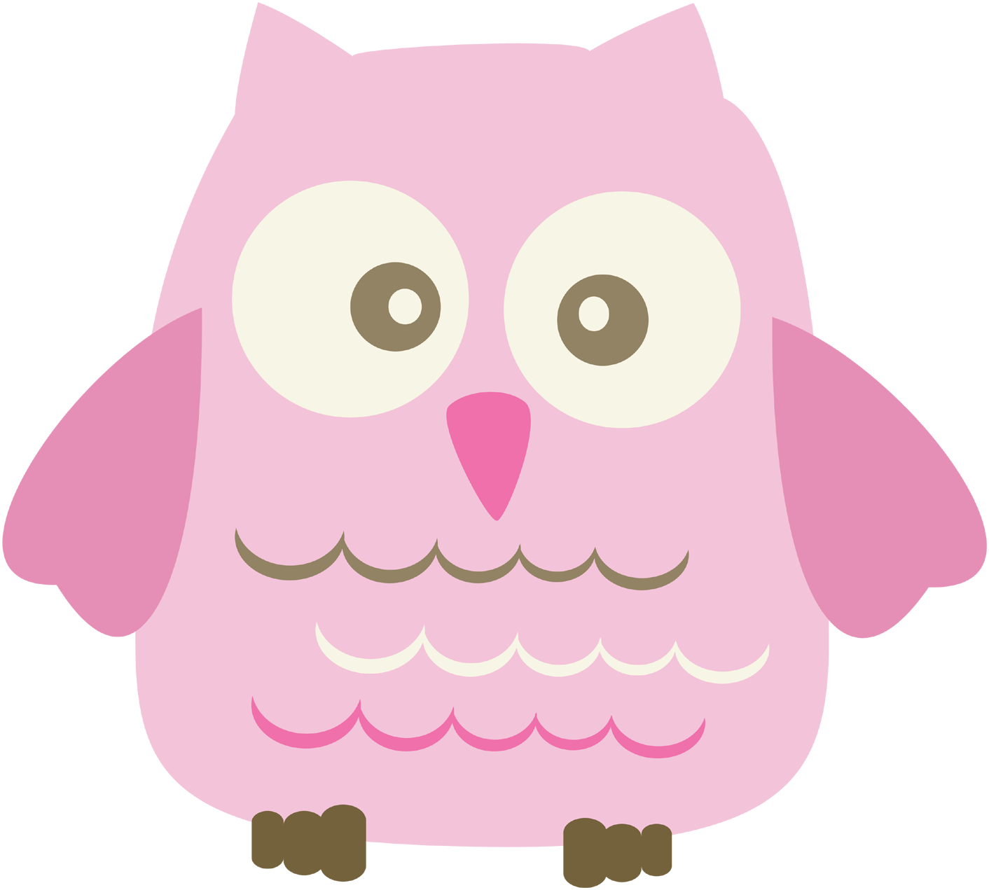 pink owl clip art free - photo #44