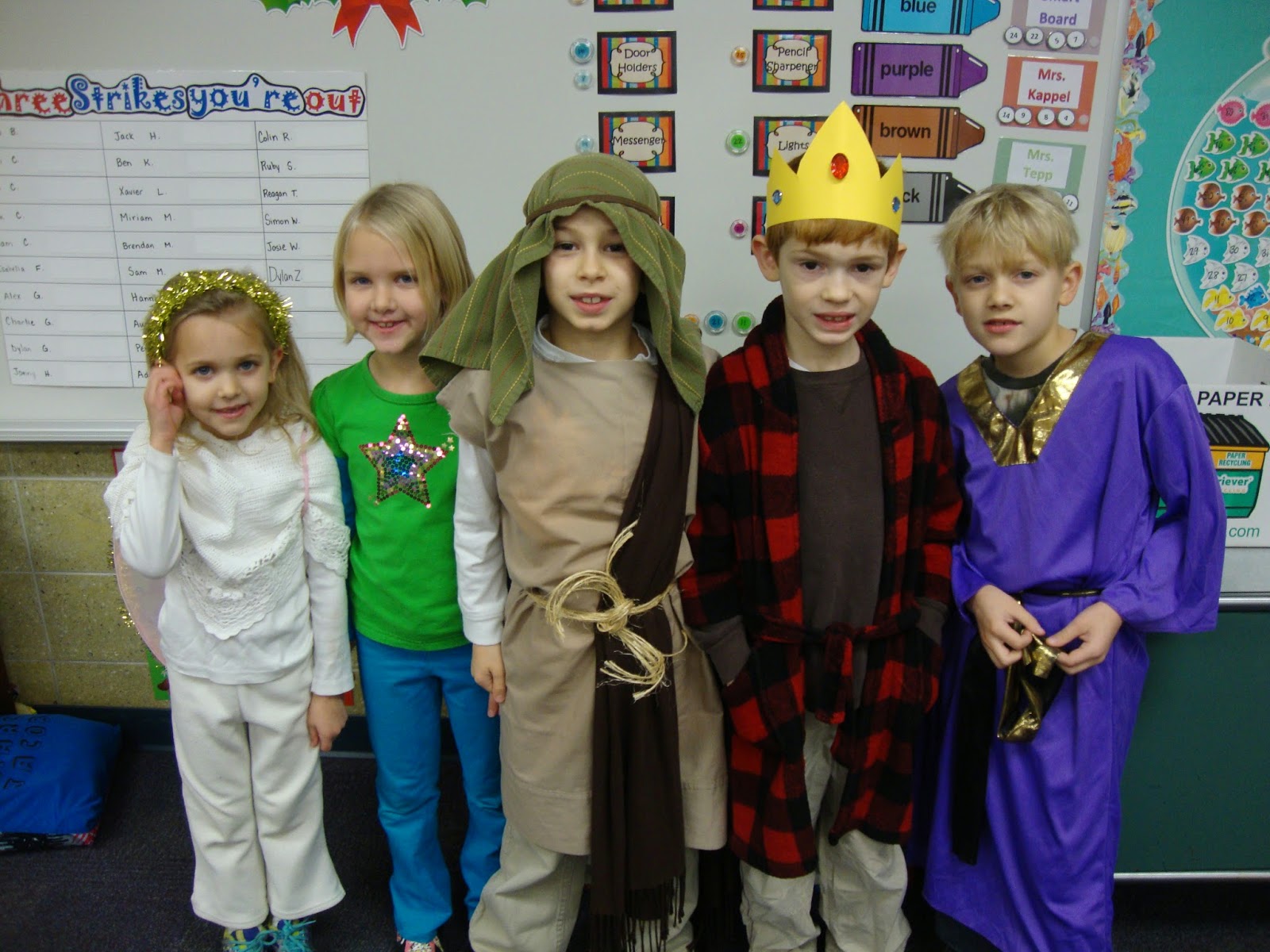 Mrs. Kappel Nativity Character Dress Up Day