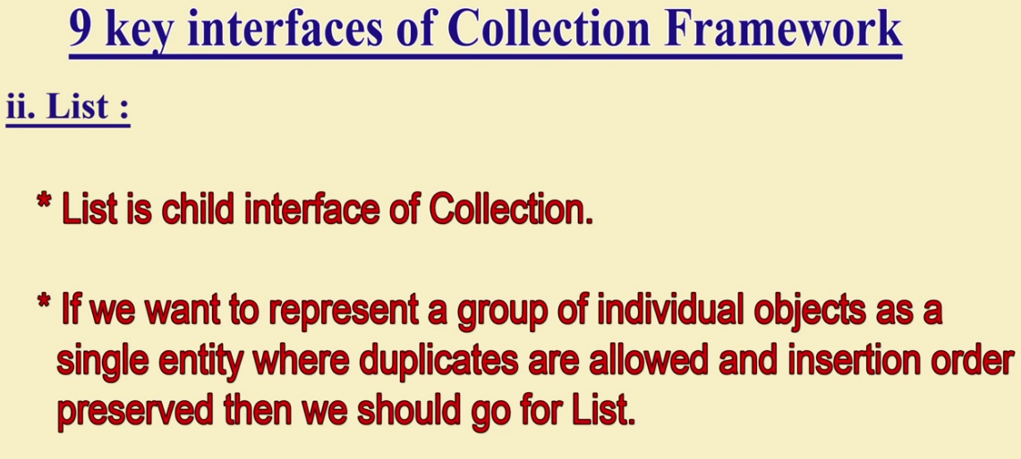 knowhow 9keyinterfacesofCollectionframework