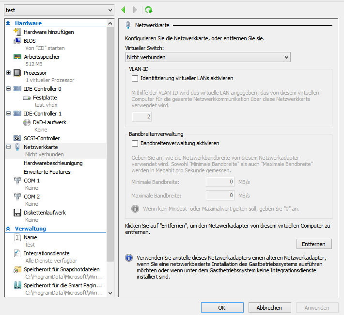 Run like Hell HyperV Installing a debian linux in a virtual machine