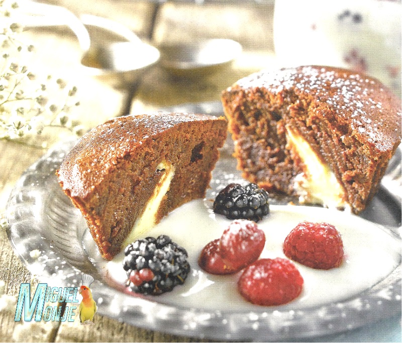 Receta de Postre Magdalena dos Chocolates