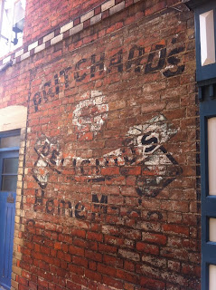 Ghost sign for Pritchard's, Stroud, Gloucestershire
