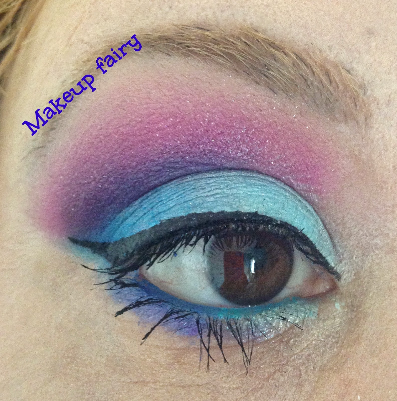 Tinklesmakeup eye makeup look pastel candy image