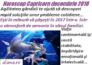 Horoscop decembrie 2016 Capricorn