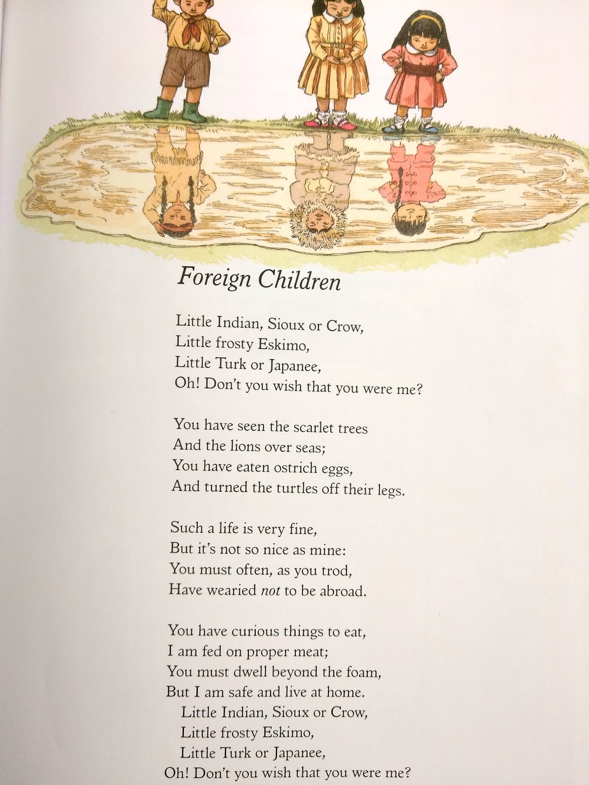 American Indians In Children S Literature Aicl New Edition Of Robert Louis Stevenson S A Child S Garden Of Verses