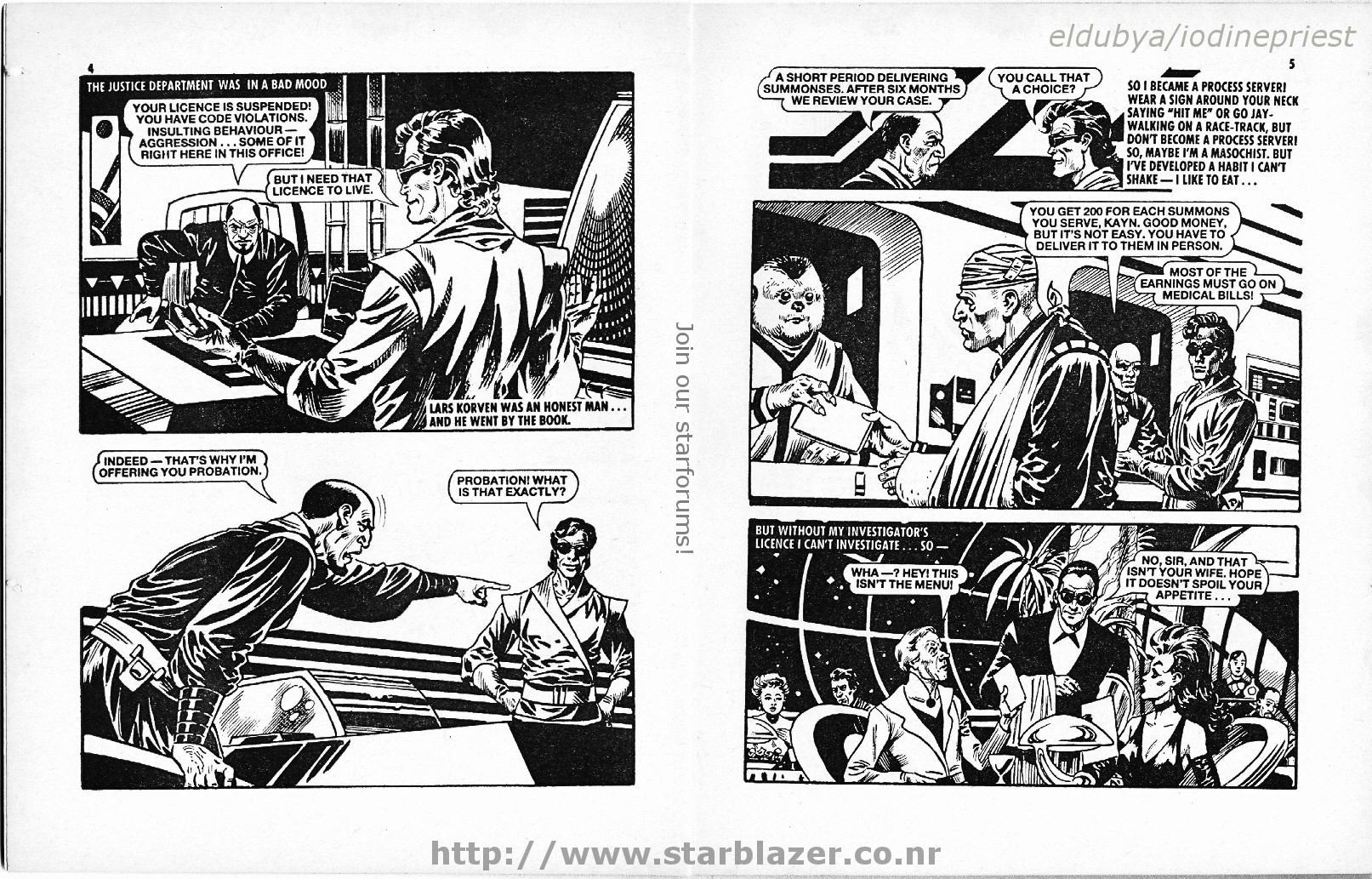 Read online Starblazer comic -  Issue #207 - 4