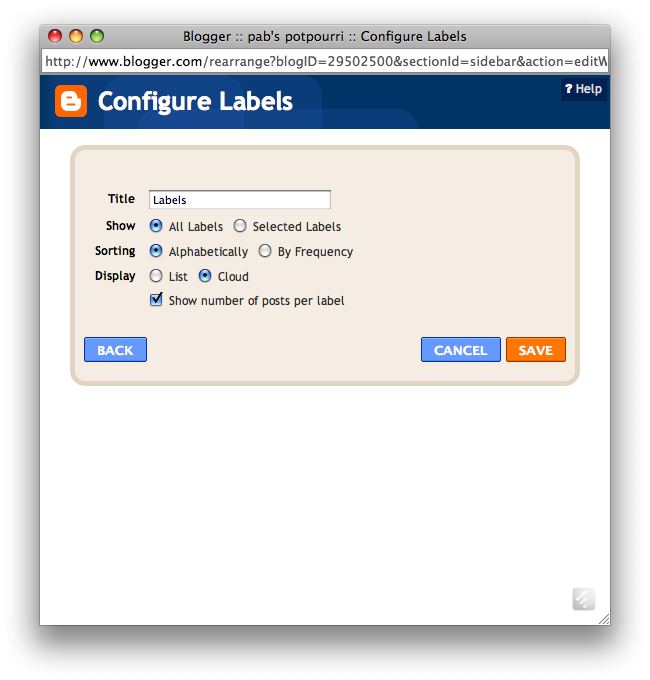 The Writing Studio Blog Two gadgets for sidebars