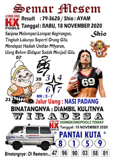 Prediksi Syair Hk 18 November 2020 Pangkalantoto