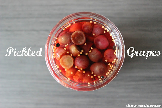 Pickled Red Grapes | A Hoppy Medium